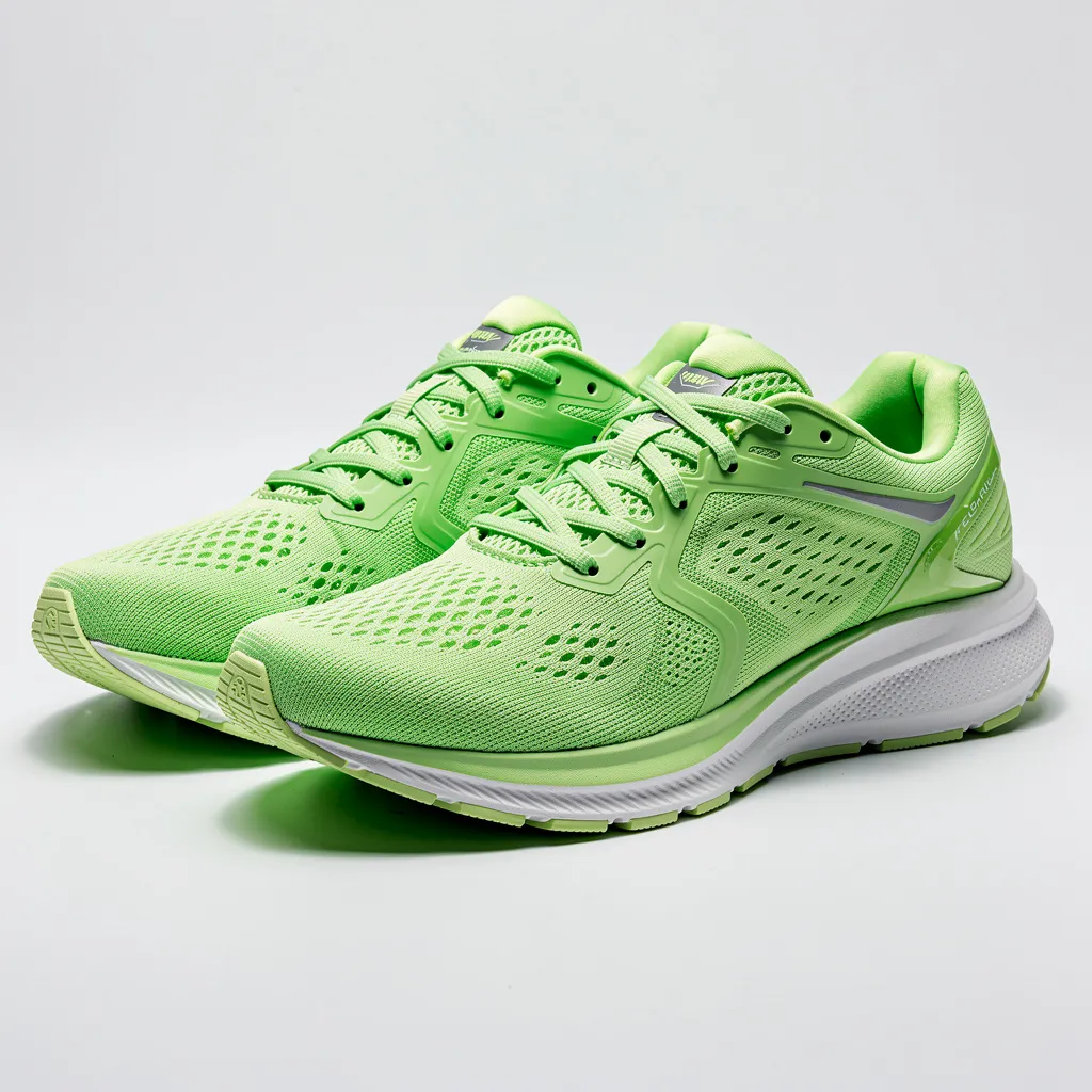 Fluorescent Green Women's Running Shoes